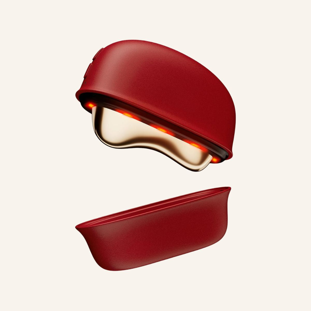Lymphatic Drainage Face Massager with Red Light, Heat and Vibration